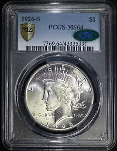 1926N $1 S s[X Vo[ _[ PCGS MS64 CAC XgO XgCN wr[ _C |bV u