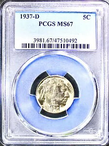 1937-D obt@[ jbP - PCGS MS-67 - ~g Xe[g 67