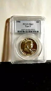 1956 PCGS PR69 �^�C�v 2 �V���o�[ �t�����N���� �n�[�t�_���[!�O���[�h�͂킸�� 39 �I����ȏ�̂��̂͂���܂���I