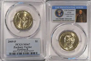 2009 P �U�J���[ �e�C���[ �哝�̃h�� PCGS MS67 �|�W�V���� B