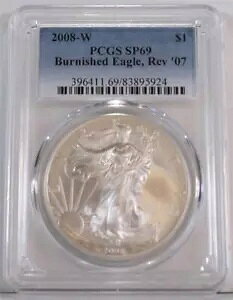 2008-W 2007-W ̋t $1 1oz o[jbV Vo[ C[O PCGS SP69 ~N X|bg t[