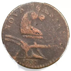 1787 M 58-n R-4+ PCGS VF ڍ L wbh j[W[W[ RjA