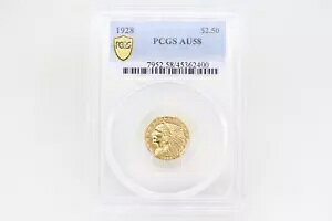 1928 č $2.50 NH[^[ C[O  - PCGS AU58