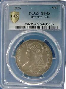 *�X�[�p�[���b�L���O 1826 �L���b�v�h�o�X�g 0.5 �h���u0-120A�v - XF-45 PCGS*