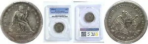 1856-S 25C ���ȃ��o�e�B �N�H�[�^�[ PCGS �{���̔��ɍׂ����f�B�e�[�����Ē�������Ă��܂�