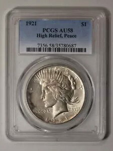 1921 �N $1 ���a�h�� - �^�C�v 1 ���������� PCGS AU58