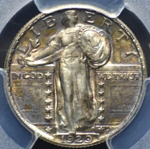 1929 スタンディング リバティ クォーター PCGS MS 63 フルヘッド 優れたストライクとアピール