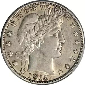1915-D 50C o[o[ n[t PCGS AU55 Te V[v fBe[ LX Iu S[h O[g 4 ^Cv