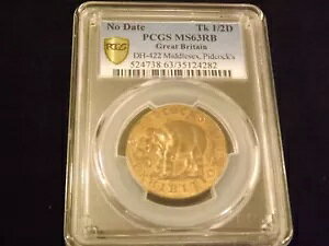 tȂ 1/2 yj[ ~hZbNX shRbN g[N CMX PCGS MS 63 RB