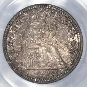 1852 ���o�e�B �V�[�e�b�h �n�[�t�_�C�� PCGS MS64 �����ł��ˁI #D6BI