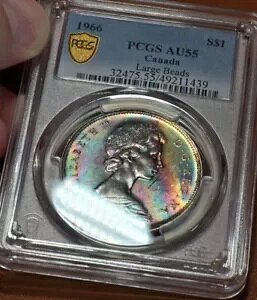 1966 Ji_h [W r[Y PCGS AU55 f炵C{[ g[̃^[~i J[