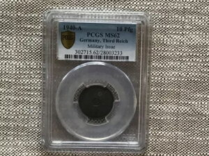 O鍑 1940A Reichskreditkassen Rp PCGS MS62 -SUPER RARE-