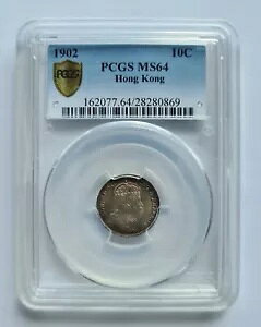 PCGS 1902 MS 64 " 10 CENT " `󏭔NnCO[h...f炵.. !!!! ...