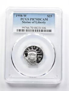 PR70 DCAM 1998-W $25 AJ v`i C[O 1/4 IX v`i PCGS *3461