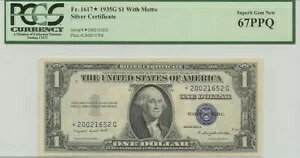 1935G $1 �V���o�[ �T�[�g FR#1617* PCGS 67 �f���炵����� (���b�g�[ �X�^�[�t��)