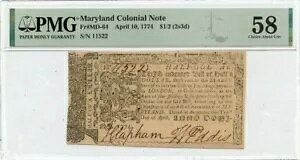 1774 N 4  10  $1/2 (2s3d) [h RjA m[g MD-64 PMG AU58