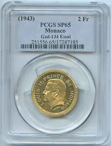 ���i�R ���C 2 ���ٔ��L���v���A���~�j�E�� 2 �t���� (1943) PCGS SP 65 KM# E12