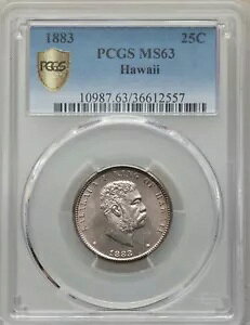 nC JJEA I 1883 NH[^[h/25 Zg  F PCGS MS63