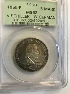 ���A 1955 F �h�C�c 5 �}�[�N �V���[ -PCGS MS62