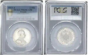 vCZ 2 }[N 1913-A Bw 2  PCGS PR65CAM 106959-