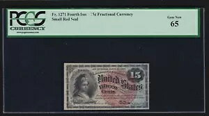 US 15c [ʉݎ  4 񔭍s FR 1271 PCGS 65 GEM CU