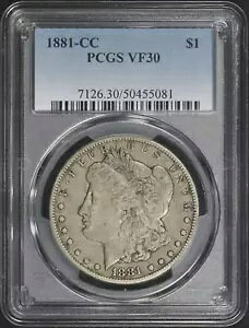 1881-CC ���[�K�� �V���o�[ �h��~PCGS �F�� VF30~�^�t�f�C�g ���Ȃ�*