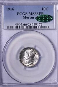 GEM+ BU 1916 }[L[ _C PCGS MS66FB CAC t Xvbg oh Sn悢F GHNA