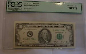 1985 $100 �A�M������s�� PCGS �F�� 58PPQ ��������