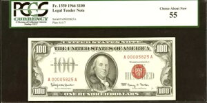 1966 h 100 @ʉ PCGS 55 Low 4 VA ***5825*** bh V[