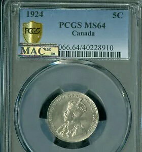 1924 Ji_ 5 Zg PCGS MS64 PQ MAC X|bgX *