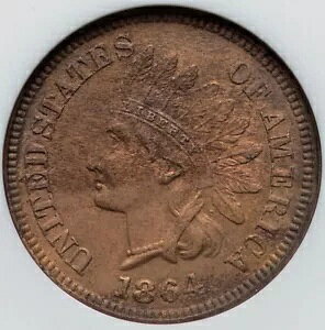 CfBA wbh Zg 1864 L I { NGC MS-63 BN!L[f[gIÂNGCXuB