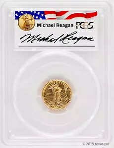 1998 $5 �S�[���h �A�����J�� �C�[�O�� PCGS MS69 - ���[�K�� ���K�V�[ �V���[�Y