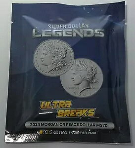 2024 PCGS ULTRA BREAKS MS70 �V���o�[ �h�� ���W�F���h �V�[���h �p�b�N �R�C��