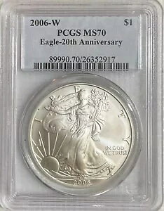 2006-W $1 o[jbV Vo[ C[O PCGS SP70 20 NLO |Ax㏸I