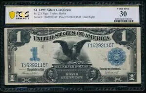 AC Fr 233 1899 $1 Vo[ؖ PCGS 30