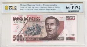 LVR LVRs P#115 2000 500 y\ 75th Ann.ʐMPCGS WF UNC 66 PPQ