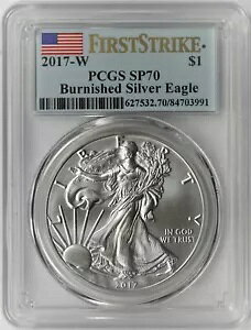 2017-W ���o���A�����J�� �V���o�[ �C�[�O�� 1 $ PCGS SP70 �W�{ ? 991?V2?