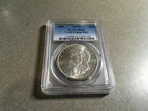 1884 ���[�K�� �V���o�[ �_���[ PCGS MS 61 VAM 3 ���[�W �h�b�g TOP 100
