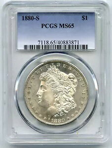 1880-S ���[�K�� �V���o�[ �_���[ PCGS MS 65 �F�� - �T���t�����V�X�R������ - C745