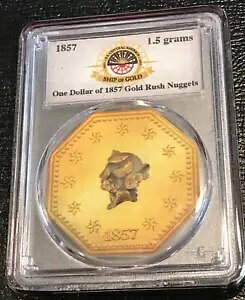 PCGS 1857 SS ���ē�j�D 1.5 �O���� 1/1857 BOB EVANS-OCT800