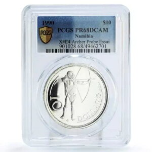 �i�~�r�A 10�h�� �C���f�B�y���f���X �A�[�`���[ ESSAI X#E4 PR68 PCGS ��� 1990�N