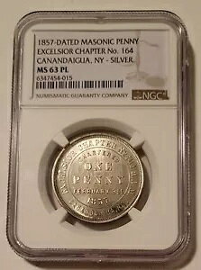 1857 NVo[ t[[\ yj[ g[N Jif[OA j[[N GNZVI[ Ch. MS63 PL NGC