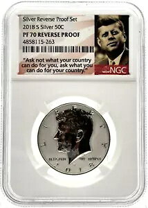 2018-S �V���o�[ �P�l�f�B �n�[�t�_���[ - NGC REV PF 70 - �P�l�f�B ���x��