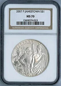2007 P �W�F�[���X�^�E���L�O��� $1 NGC MS 70 MS70