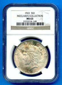 1922 P NGC MS63 s[X_[ $1 US ~g Vo[ }N[ RNV 1922-P MS-63