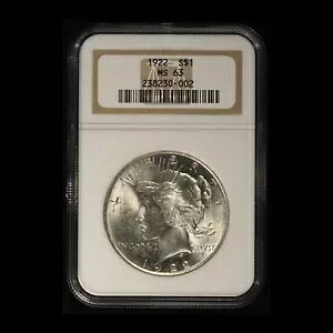1922 $1 Peace Silver Dollar NGC MS 63 - �������� �č�