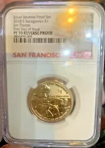 2018 S $1 �W�� �\�[�v �T�J�K�E�B�A �h�� NGC PF 70 ���o�[�X �v���[�t ���s����