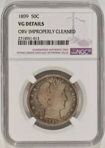 1899 o[o[ Vo[ n[t_[ 50c NGC VG ڍׂsK؂ɐ 2714551-013