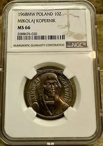 �|�[�����h 1968 MW 10 �Y�E�H�e�B�t NGC MS66 �~�R���C �R�y���j�N 2 �Ԗڂɍ�����