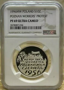 �|�[�����h 1996 MW 10 �Y���e�B�` NGC PF69UC �|�Y�i�j �C�x���g 40 ���N�L�O